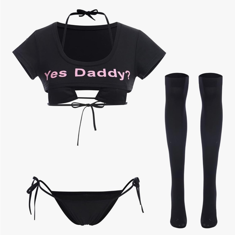 Black Women's Intimate Set